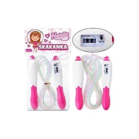 ARTICOLO Corda per saltare con contatore per bambini - 2,4 m, nylon