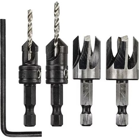 Foret à fraiser DeWalt dt7620-qz 4 pièces compatible universel