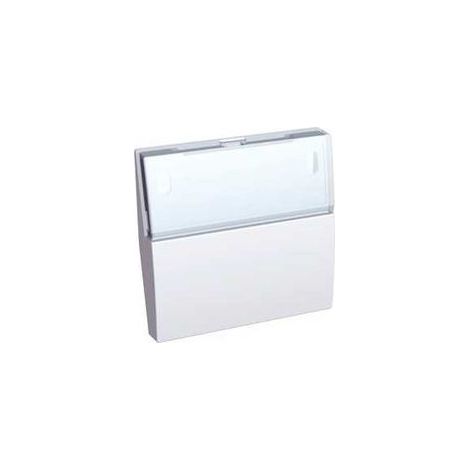 Enjoliveur large blanc avec porte étiquette pour commande lumineuse Altira SCHNEIDER ELECTRIC ALB45091