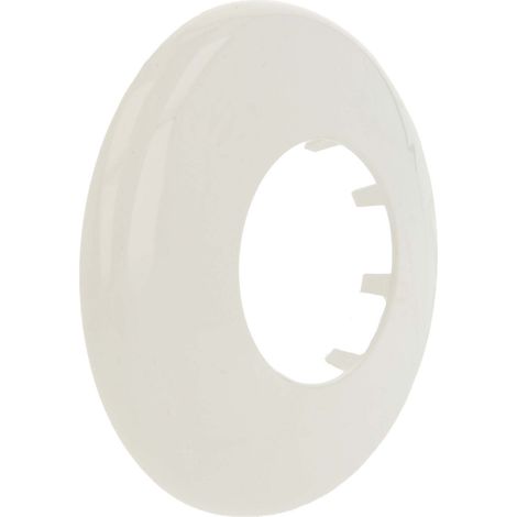 tecuro Universal Siphonrosette Ø 85 mm für Wandrohr Ø 40 mm, weiß, Kunststoff