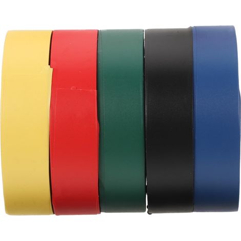 Ruban isolant électrique 5 pièces PVC ignifugé (1/5)