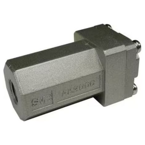 Clapet anti-retour SMC AKP Fileté G 1/4 Femelle, G 1/4 Mâle, 0.1 0.7MPa ( Prix pour 1 )