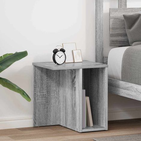 Beistelltisch 2 pcs Graues Sonoma 37 x 32 x 40 cm Holzwerkstoff