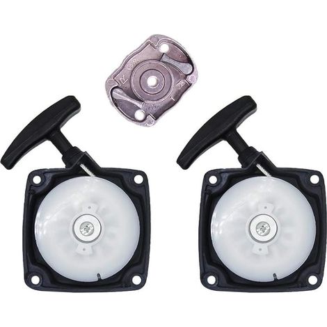 2ps Lanceur + Mitnehmerplatte pour Débroussailleuse Red Fox Tarus Fuxtec Timbertech BC52, BC520 (1/5)