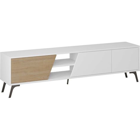 Mueble Tv Fiona 180 Cm Blanco Roble (1/3)