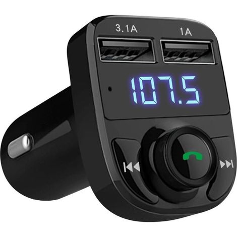 YMYNY Autoladegerät für Freisprechanrufe, kabelloser Bluetooth-Radiosenderempfänger, Stereo-MP3-Audiomusik (1/4)