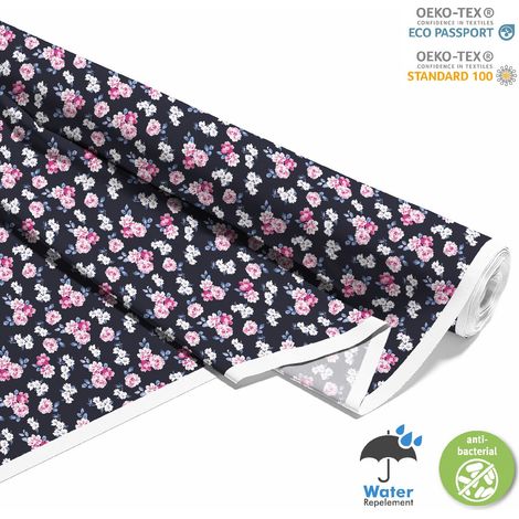 TESSUTI DECORATIVI PER ESTERNI OXFORD - Motivo fiori acquerello I DX219 (1/5)