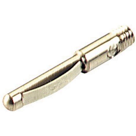 Fiche banane mâle Ø de la broche: 4 mm SKS Hirschmann VST 100 930581000 nickelé 1 pc(s) D22688 (1/4)