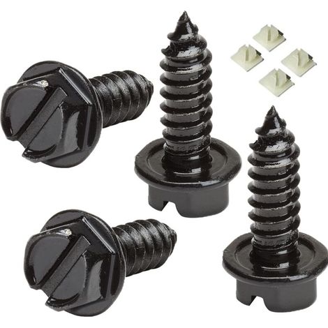 Clips de carrosserie en plastique noir – Lot de 8 rivets pour réparation de pare-chocs et carrosserie