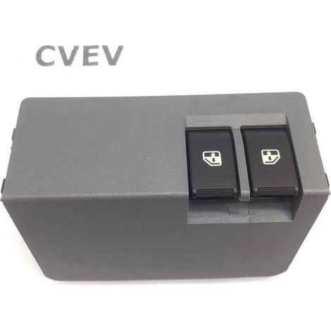 Gilt für den Hauptschalter des Fensterhebers vorne links und den Hauptschalter der elektrischen Fensterheber und Türen im zweitürigen Chevrolet Sail. (1/5)