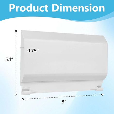 Panneau de remplacement Pentair 85001500 Accessoires de porte de piscine à charnière S-20 Pièces de réparation et de remplacement pour skimmer de piscine Pièces compatibles d'origine (1/3)