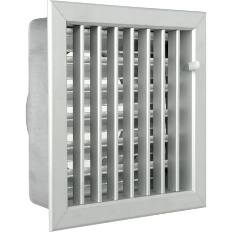 La Ventilazione GCSIAL2020140 Griglia Incasso per Camini, Alluminio, 200X200 mm (1/4)