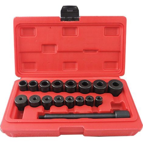Universal Clutch Centering Tool Set with 17 Adapters