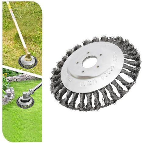 Tête de Tondeuse à Gazon 6 Pouces - Pièces de Tondeuse à Gazon -Disque de Désherbage en Fil d'Acier à Tête Ronde 6" - Tête Rotative (1/5)