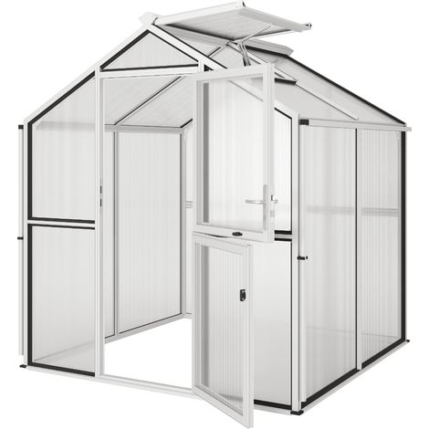 KGT Gewächshaus "Galant II", pressblank, 4,5 m², 10 mm HKP