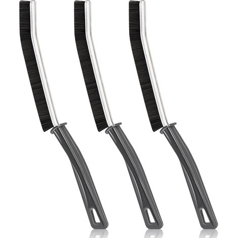 Brosse de nettoyage pour recoins, brosse de nettoyage pour carrelage de salle de bain, brosse de nettoyage étroite à long manche, petite brosse à récurer pour la maison (1/5)