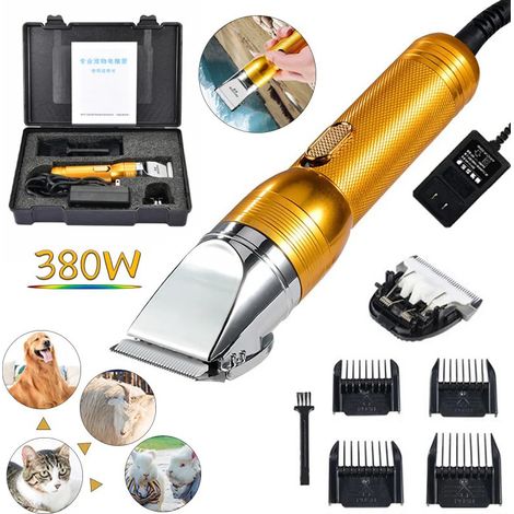 Tondeuse électrique pour animaux, tondeuse pour poils de grands chiens, tondeuse pour tapis, tondeuse à laine, silencieuse.