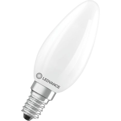 Ampoule LED Classic Bougie Filament Frosted - E14 - 2700 k - 470 lm - 466861 - Ledvance