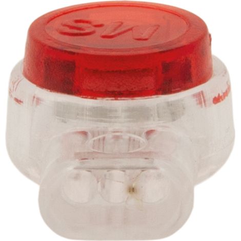10 connecteurs 3E fils rigides 0,4 à 0,9 mm² + souples 0,4 à 0,65 mm² - Rouge - Blm (1/5)