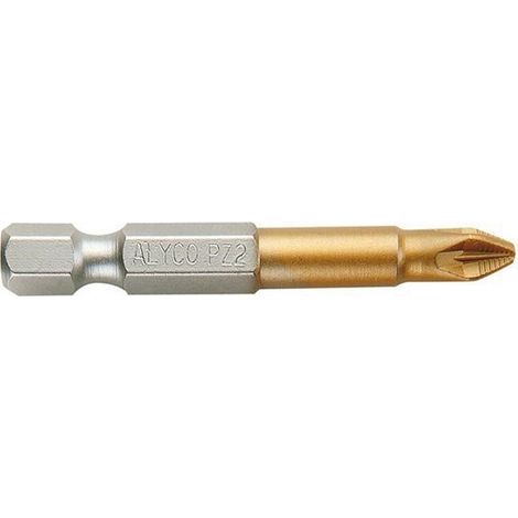 EMBOUT DE VISSAGE 1/4" TIN PZ2X50 MM