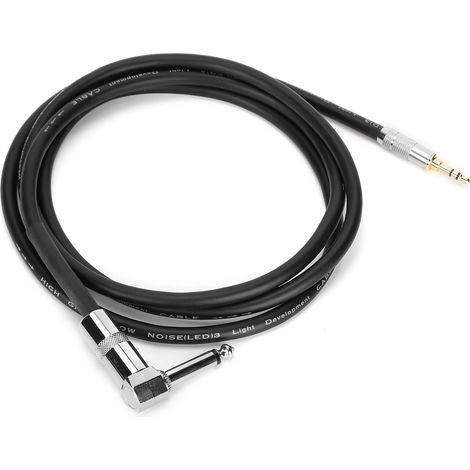 Câble audio stéréo JORINDO 6,35 mm mâle vers 3,5 mm mâle pour guitare, piano, amplificateur et téléphones portables JD6088 - 1,5 m / 4,9 pi (1/5)