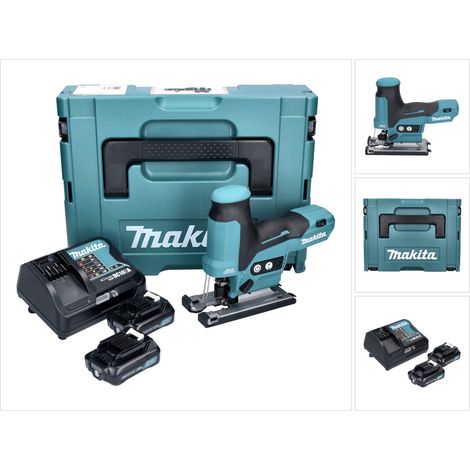 Makita - 12V Akku-Stichsäge, 2x Li-Ion CXT 2,0 Ah, Ladegerät JV102DSAJ (1/5)