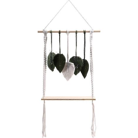 Bassine à fleurs en bois tressé à la main Popmician, ornée de feuilles et de motifs floraux. (1/4)