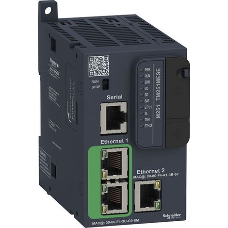 Controlador Relé 2x Ethernet TM251MESE M251 de Schneider Electric (1/2)