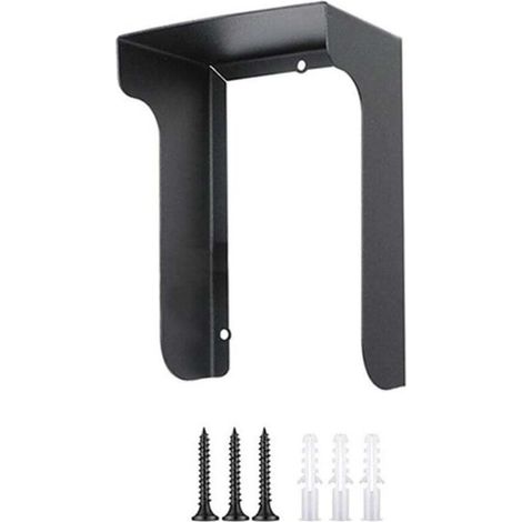 [NEVER USED] Protective cover for video doorbell - Waterproof and anti-glare metal casing - Rainproof - Black stand