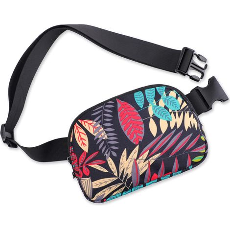 Sac banane imperméable pour homme et femme, petite sacoche de ceinture avec bandoulière ajustable, idéale pour les voyages et le sport.