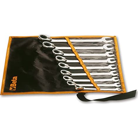 Serie chiavi combinate a cricchetto  beta 142/b6 (1/4)
