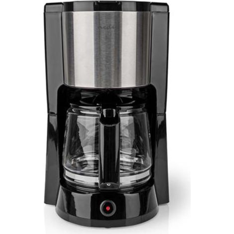 cafetera de filtro 12 tazas 1000w negro/plata - KACM260EBK - Nedis - (1/4)