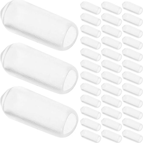 200 Embouts De Serre-Tête En Caoutchouc Souple Embout De Bandeau Pour Cheveux Protège-Embout Du Serre-Tête Diamètre Intérieur 0.79 Pouce Remplacement Rapide Pour Usage Quotidien Et Bricolage (1/5)
