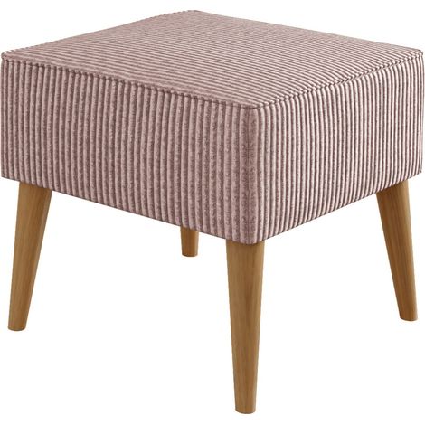 Reposapiés Comfivo Ulmus IV, Poso 52, 41x45x45cm, Diámetro: 0, Tapiz, Patas: Madera, 0