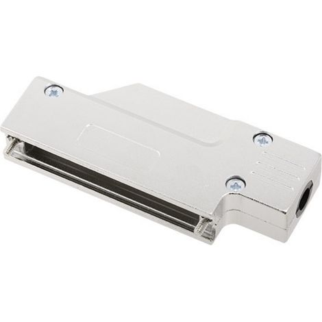 encitech DCMR37-FK-K 6560-0501-04 D-SUB Gehäuse Polzahl: 37 Vollmetall 90 ° Silber 1 St.