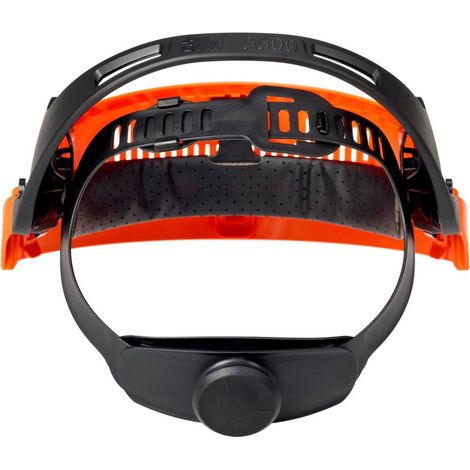 3M – Casque de protection orange norme EPI – Support de tête ergonomique – Ventilation optimale – Combinable avec visières et protections auditives