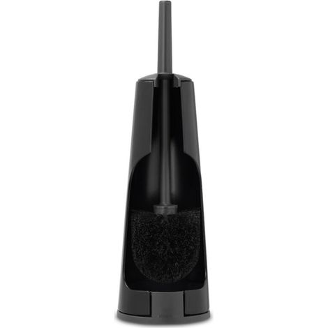 Brabantia Renew Collection Porta Scopino da Toilette, Matt Black, 30 x 20 x 10 cm (1/5)