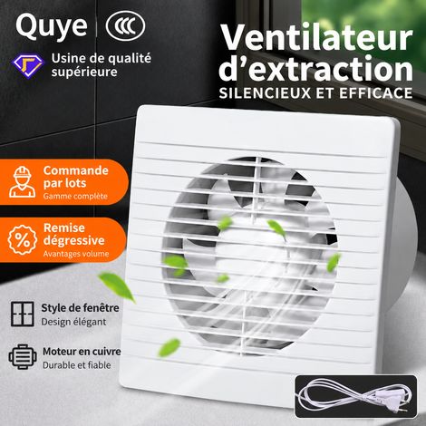 Extracteur d'air mural et vitrage 4 pouces 100 mm 230V 4 100mm 230v 15 × 15 × 10 cm 700 g – Livraison gratuite (1/5)