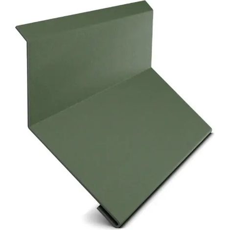 Larmier de mur faîtage, vert mat RAL 6020