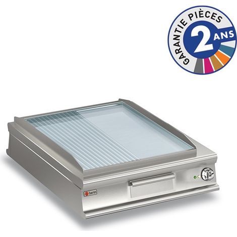 Plancha électrique - Plaque Lisse - P1100 - 20 kW - Baron