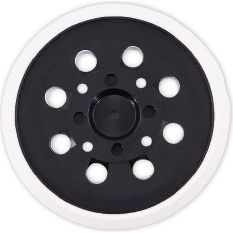 Plateau de ponçage Longziming 125 mm à fixation Velcro – Compatible avec les ponceuses orbitales Bosch PEX 300 AE, 400 AE et 4000 AE. (1/5)