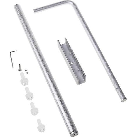 Support de suspension universel en alliage d'aluminium pour aquarium (2024) avec fixation sécurisée pour lampe LED et clip de fixation.
