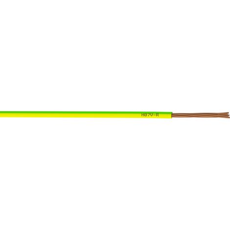 Cable eléctrico 2,5 mm² h07vu, en rollos de 25M verde/amarillo Centrale Brico