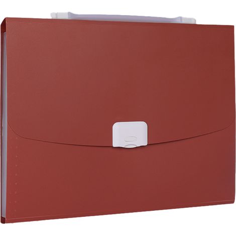 Organizador de archivos colorido, organizador de archivos estilo acordeón con separadores de bolsillo, bolsillos para archivos expandibles, compatible con papel A4, diseño portátil con compartimentos 