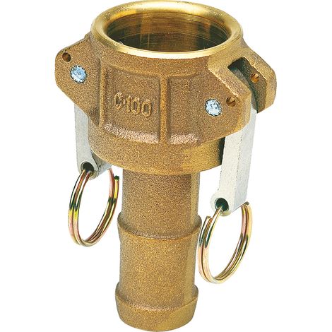 Raccord rapide à cames laiton coupleur cannelé C - 1'' (26/34)