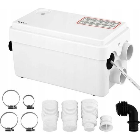 Fala Bomba de elevación sanitaria negra 250 W compacta