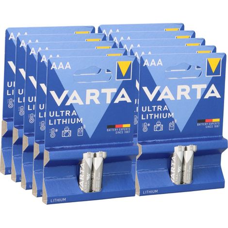 10x Varta Professional Lithium Micro Batterie 2er Blister AAA (1/5)