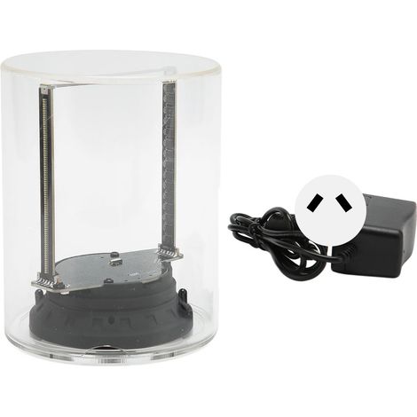 Ventilateur Hologramme 3D 160 LED, Mémoire Intégrée 32 Go, Contrôle WiFi et APP, Écran Holographique 3.9 Pouces avec Couvercle Transparent, Prise AU 100‑240V (1/5)