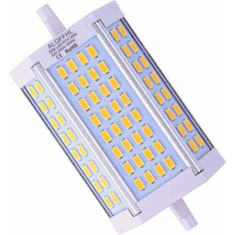 Ampoule LED R7S - Intensité réglable Équivalent 200W halogène - 30W 4000K 118mm (1/4)