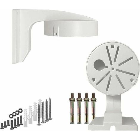 Boîte de jonction pour caméra de sécurité AIMOONSA. Boîtier de gestion des câbles compatible avec les caméras dômes métalliques. Revêtement en poudre résistant pour caméras IP de vidéosurveillance [J] (1/4)
